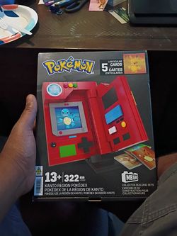 MEGA Pokémon Building Toys Set, Kanto Region Pokédex with 322 Pieces