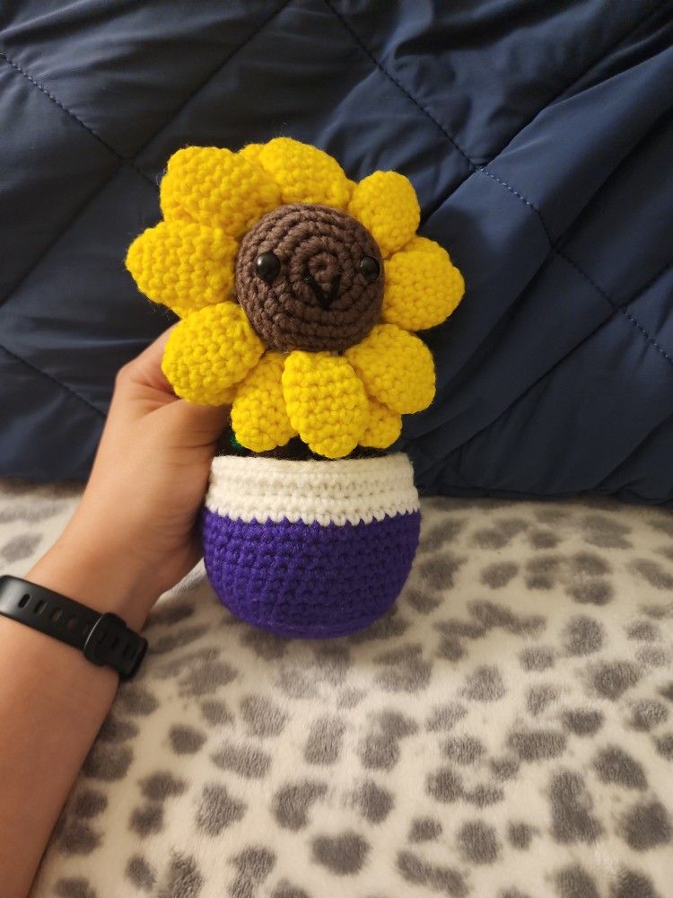 Crochet Sunflower Doll