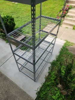 5-Shelf Metal Heavy-Duty Adjustable Storage Shelving Unit