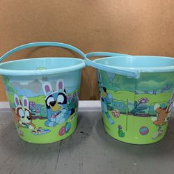 Colorful Bluey & Friends Buckets 