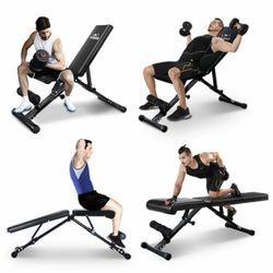 New FLYBIRD FOLDING WEIGHT BENCH 
