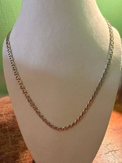 14K Solid Gold Mariner Link Chain – 19.4g  22”