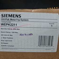 Siemens Uni-Pak Metering System 
