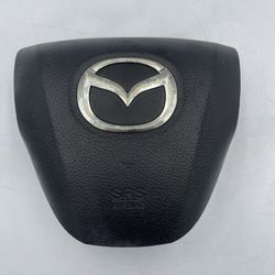 2010-2013 Mazda 3 Driver Left Steering Wheel Bag W/ Mounted Audio Control BLK