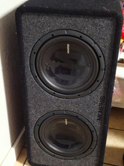 2 12s Memphis audio speakers with box