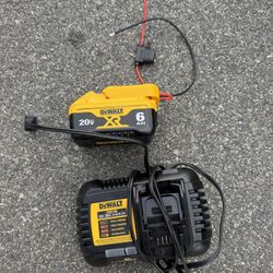 DEWALT Battery 20v 6AH+charger - Ride On Conversion Speed Kit 