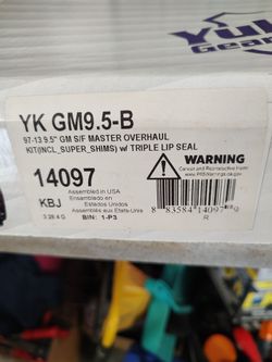 GM Rear end Yukon rebuild kit leftovers