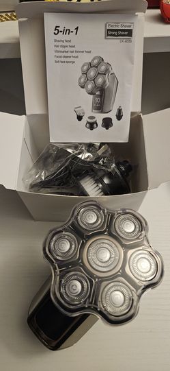 5 in 1 Electric Shaver NEW with Attachments