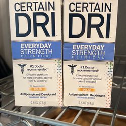 Certain Dry Deodorant $6 Both