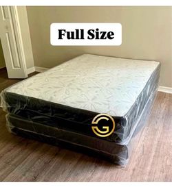 Full Hybrid Mattress Set $169 | Brand New
