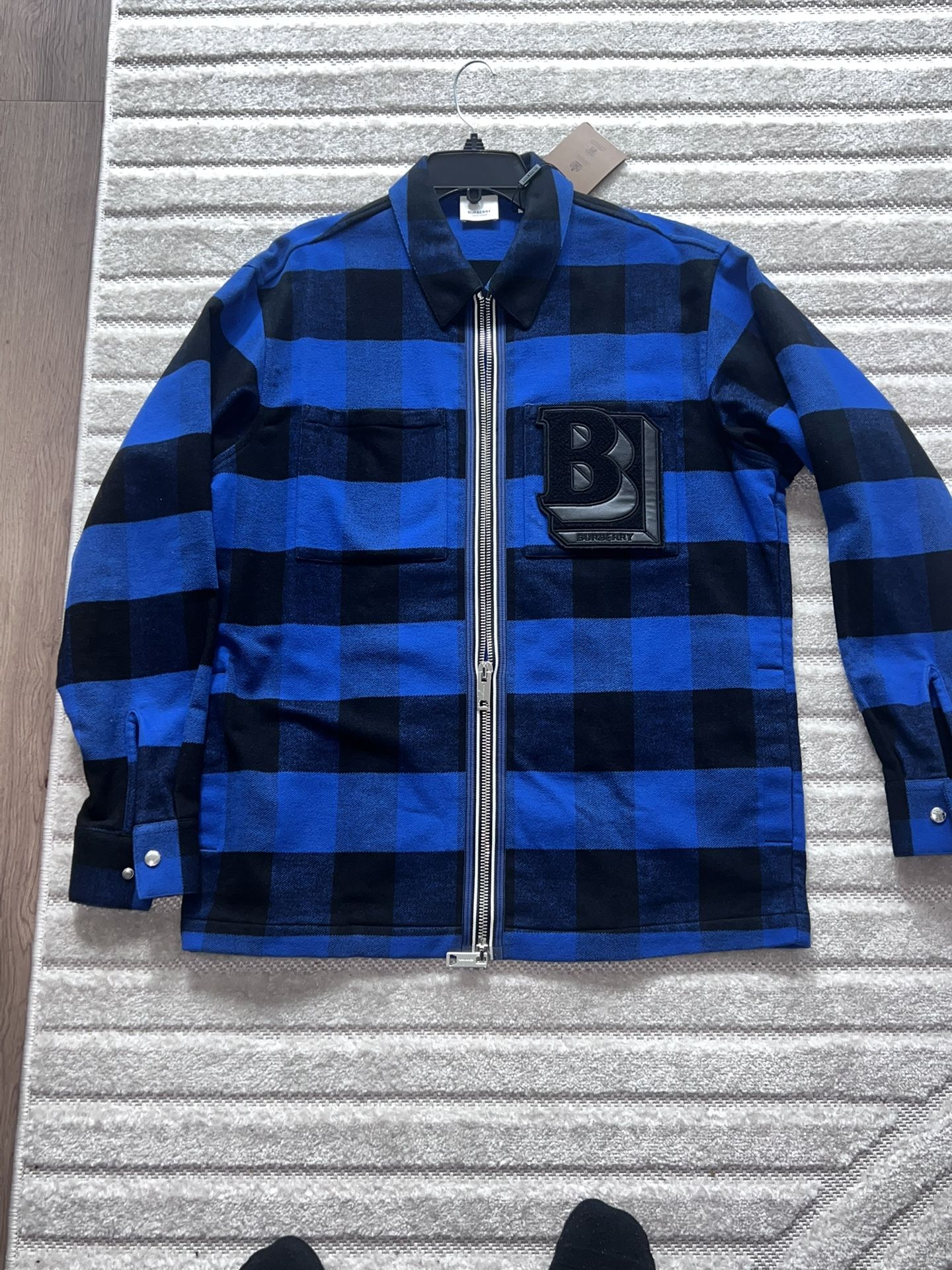 Burberry Wool Button Down Medium