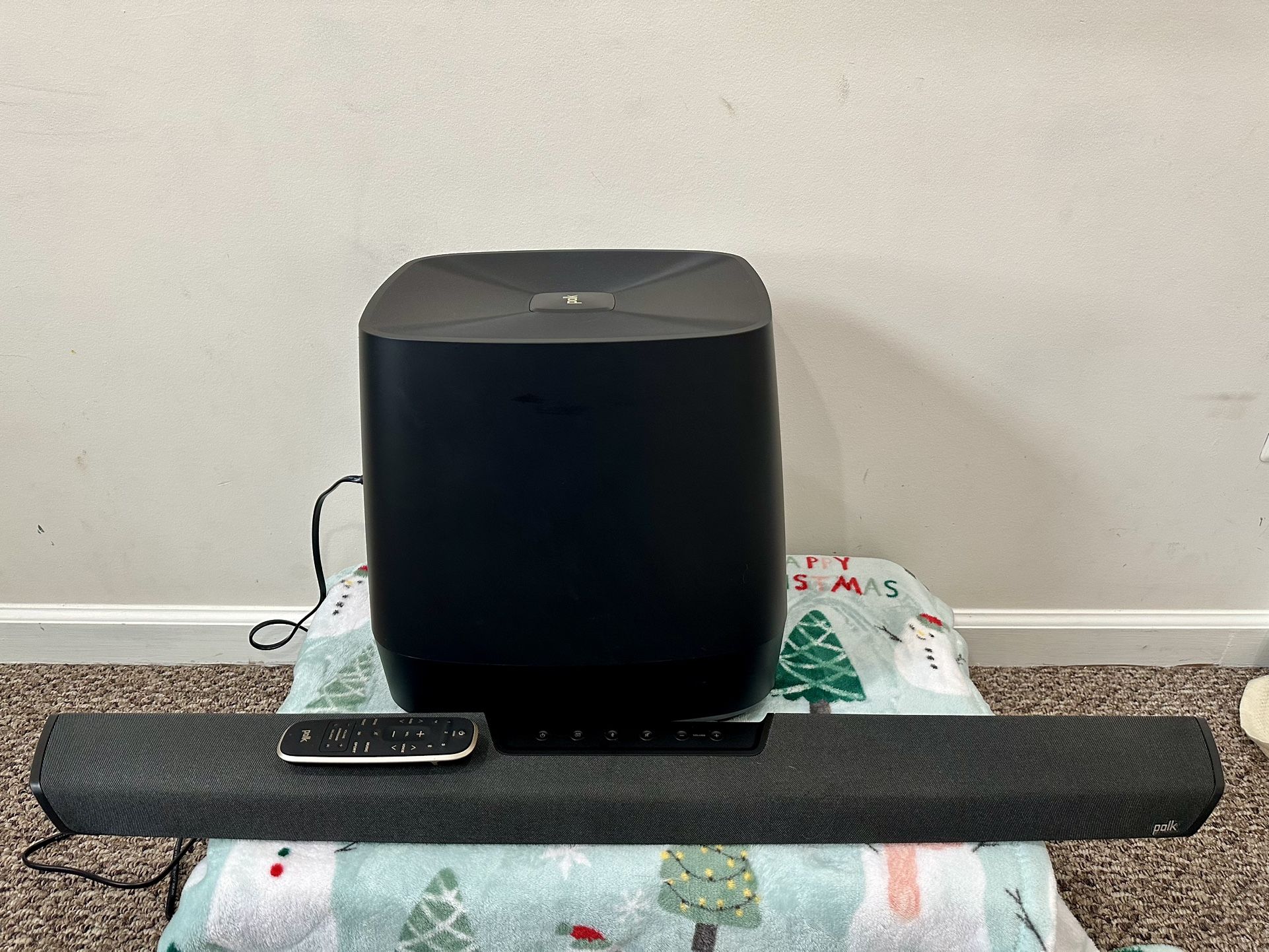 🎶 Polk Audio MagniFi II Sound Bar + Wireless Subwoofer – 3D Audio, Built-in Chromecast, HDMI & Optical Cables Included