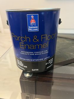 SHERWIN-WILLIAMS Porch & Floor Enamel, 1 Gallon, (Dark Brown)