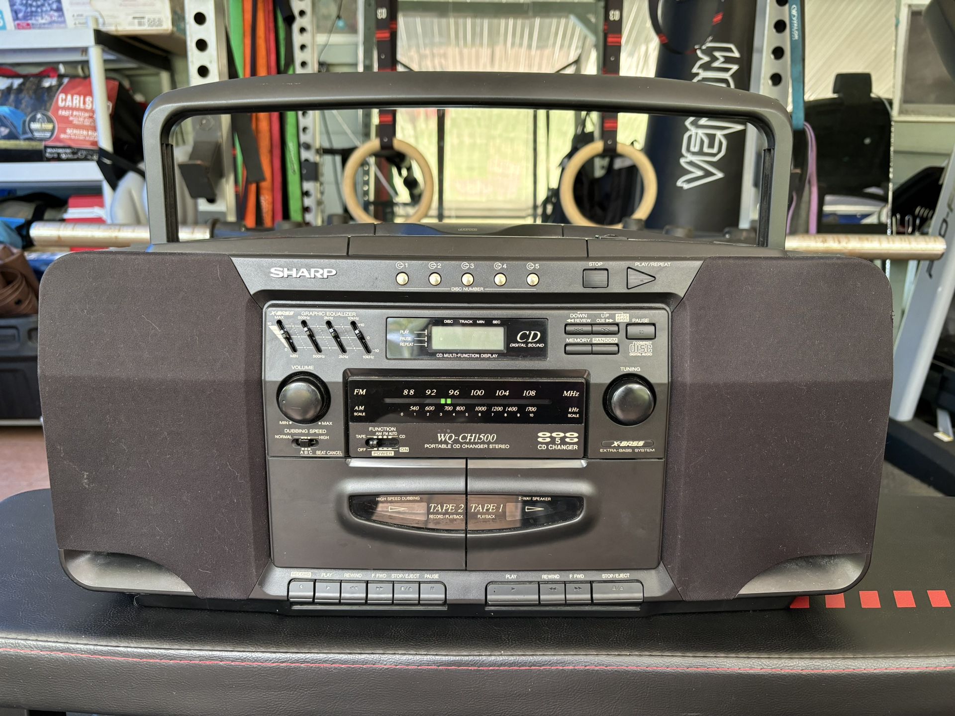 SHARP Portable CD Changer Stereo 