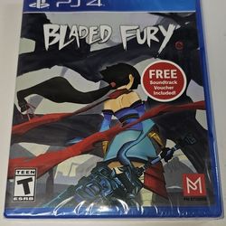 Bladed Fury (2021) Sony Playstation 4 PS4 Game Brand New Factory Sealed