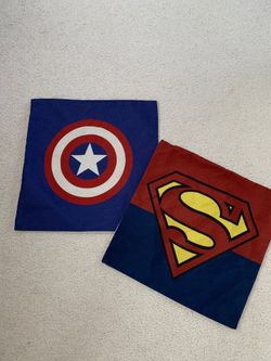 Superhero pillow cases 17.71 inches Superman captain America
