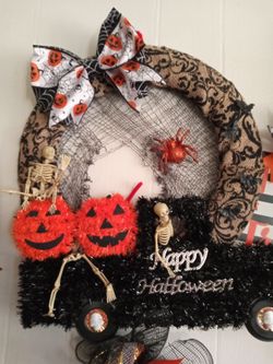 Holiday wreaths and decor