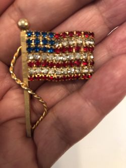 Large Flag Pin