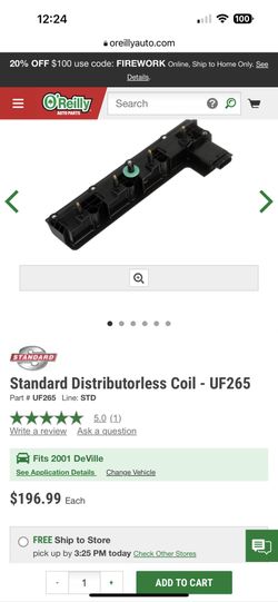 2000-2003 North Star 4.0 4.6 Rear Coil Pack