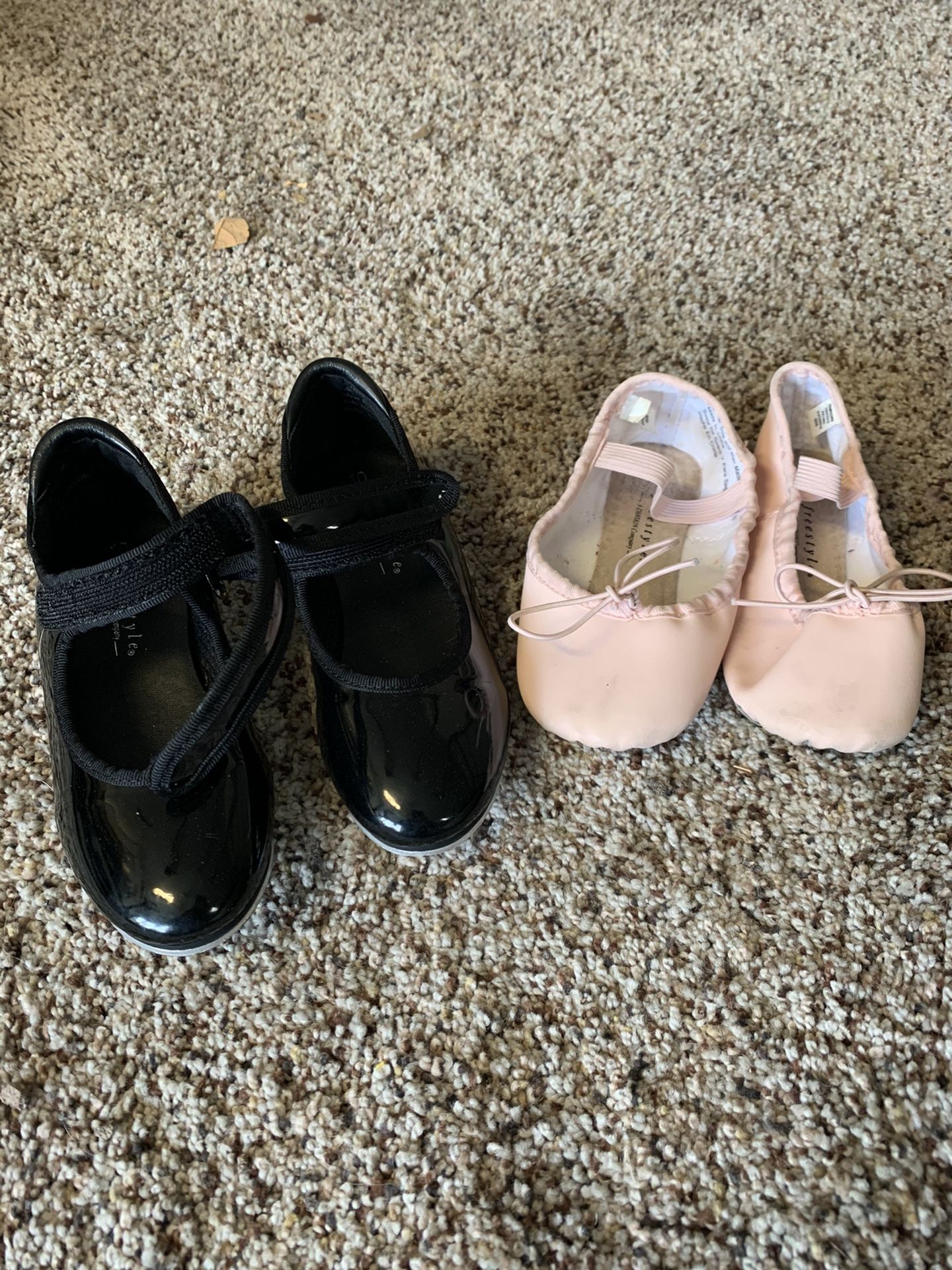Toddler tap and ballet shoes