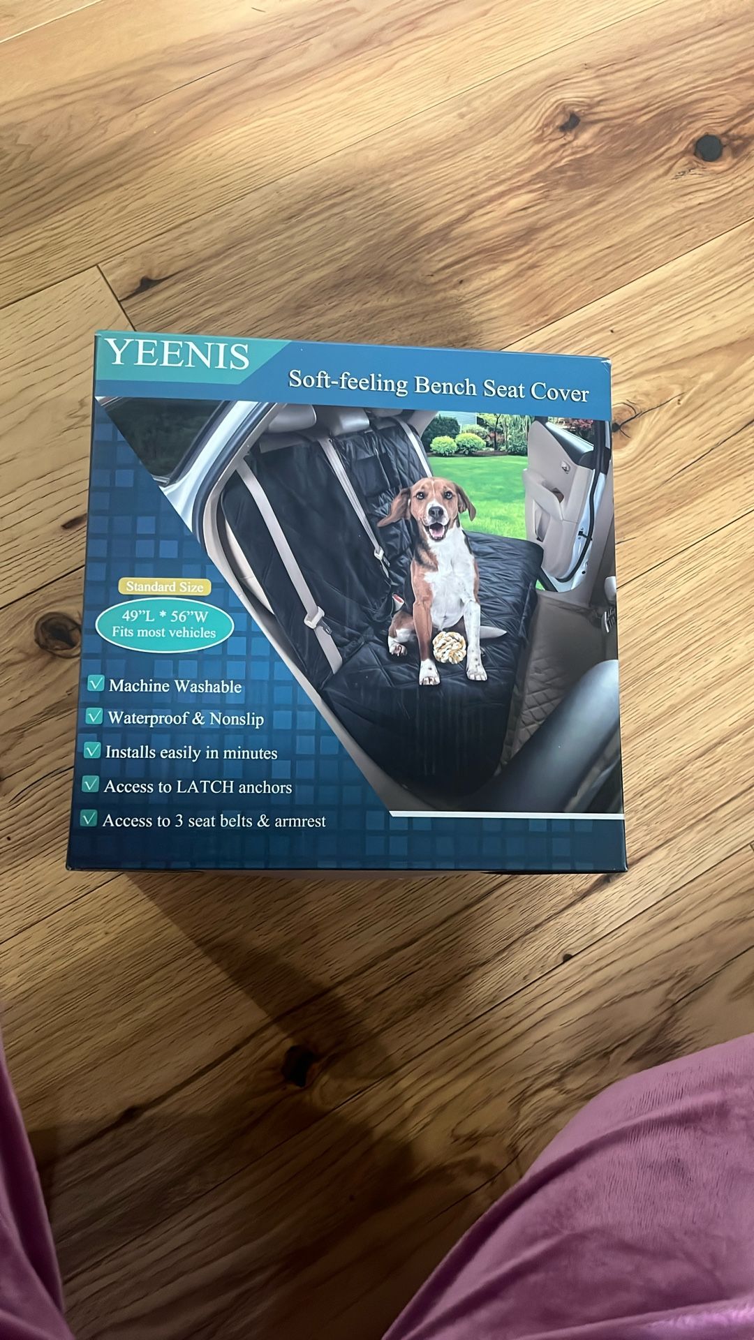 Car seat cover for dogs