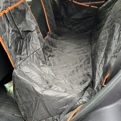 Pet Rear Seat Cover With Breathable Window 