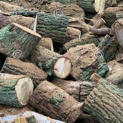 Seasoned Oak Firewood Rounds