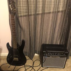 Electric Guitar with brand new amp