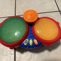 Kids Electronic Toy Drum Set with Lights and Sounds