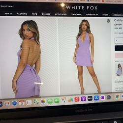 White Fox California Dreaming Mini Dress