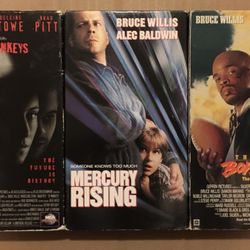 VHS Bruce Willis Trilogy 