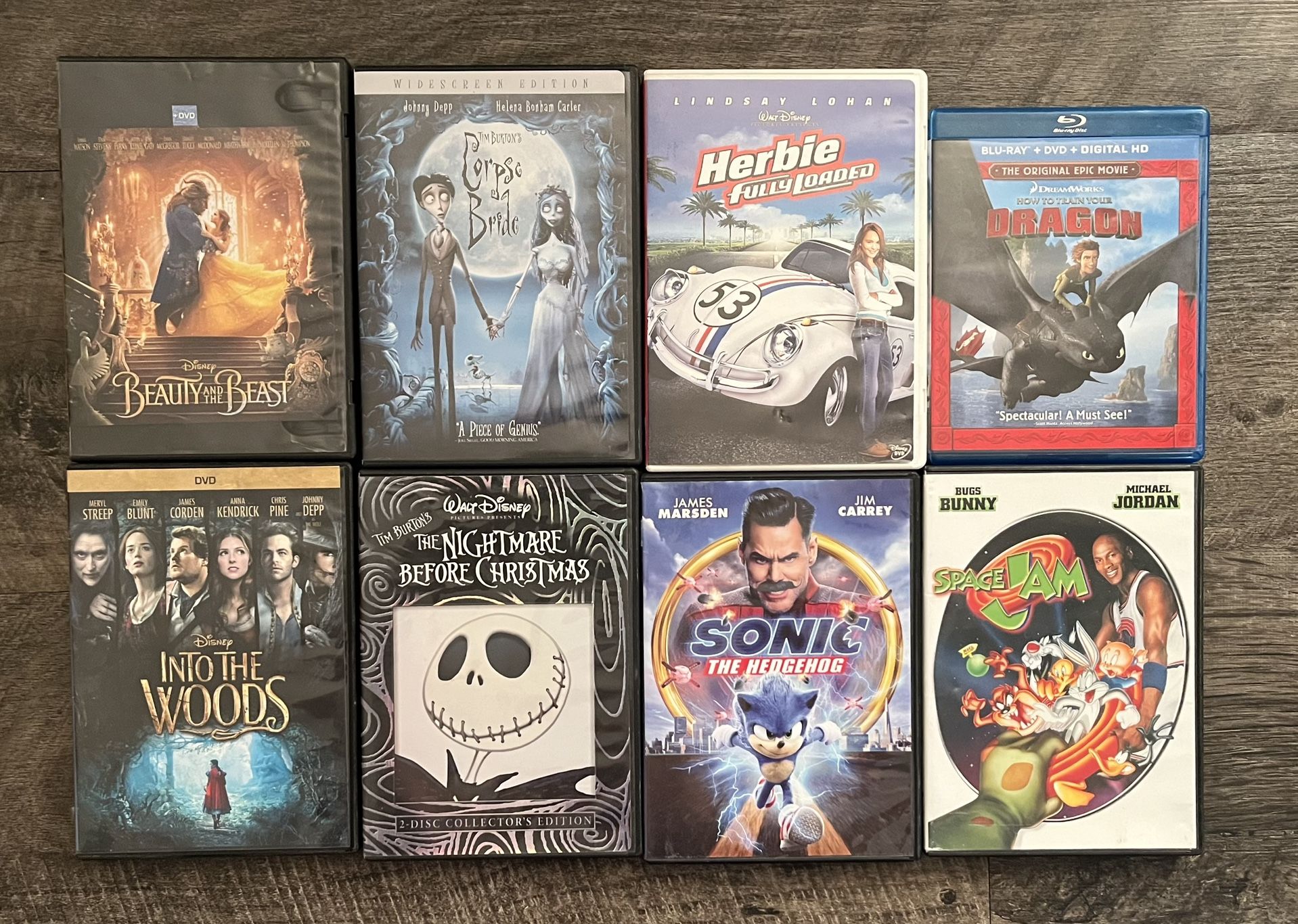 Disney Movies, DVD Lot (Lot of 8 Movies)