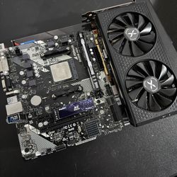 AM4 Motherboard + CPU + RAM + Storage Combo