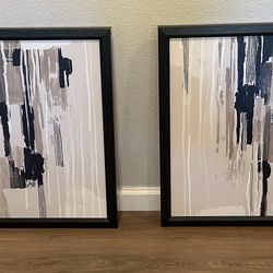 Great Big Canvas Abstract Wall Art “Woven Together” Set Of 2 Framed Canvases