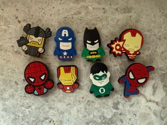 Superhero Croc Charms
