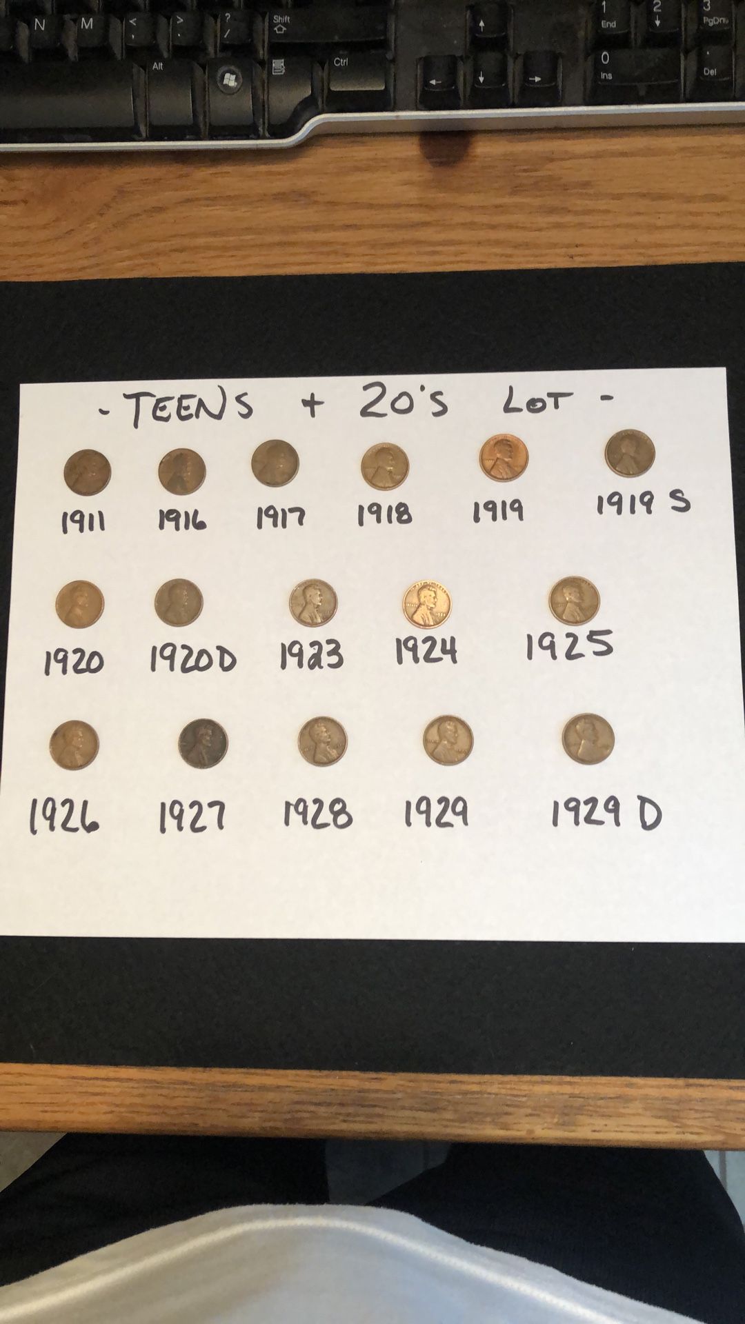 Wheat Pennies Teens and 20’s lot
