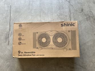 Shinic 3-Speed Reversible Fan W/Remote