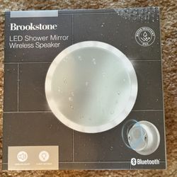 LED shower mirror