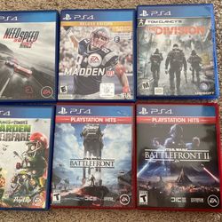 PS4 games and accessories