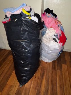 Bags of clothing