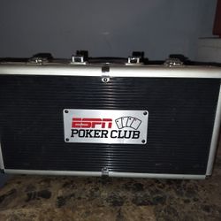 ESPN Poker Club Complete Aluminum Case 