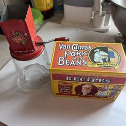 Nut Grinder, Small Recipe Box