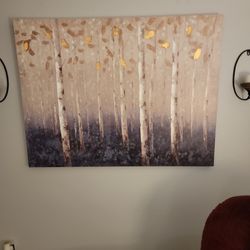 Large Canvas Painting-trees