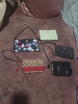 Coach wristlets