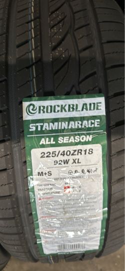 Rockblade Stamina Race All Season Tire 225/40ZR18