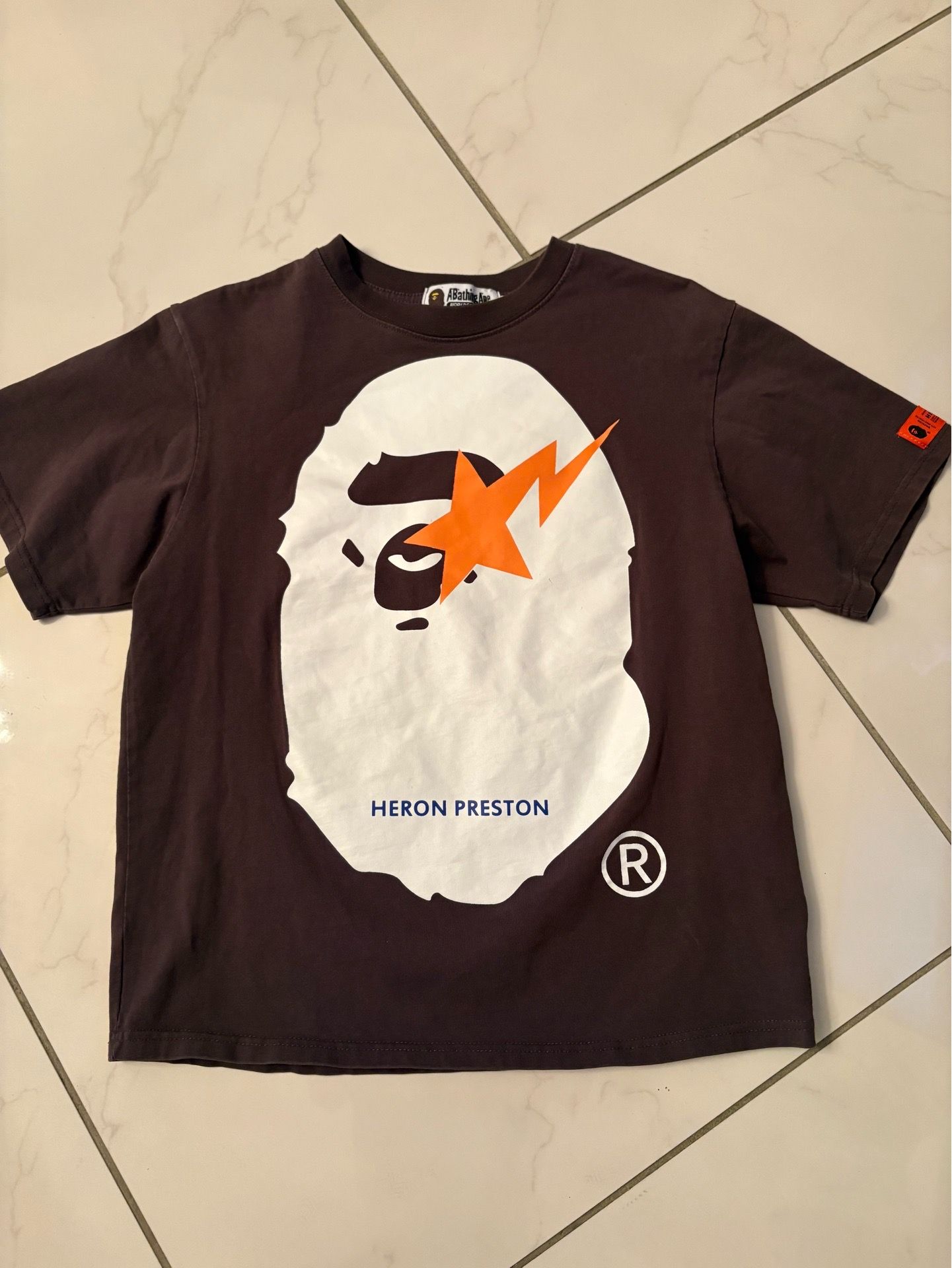 Bape x heron Preston shirt
