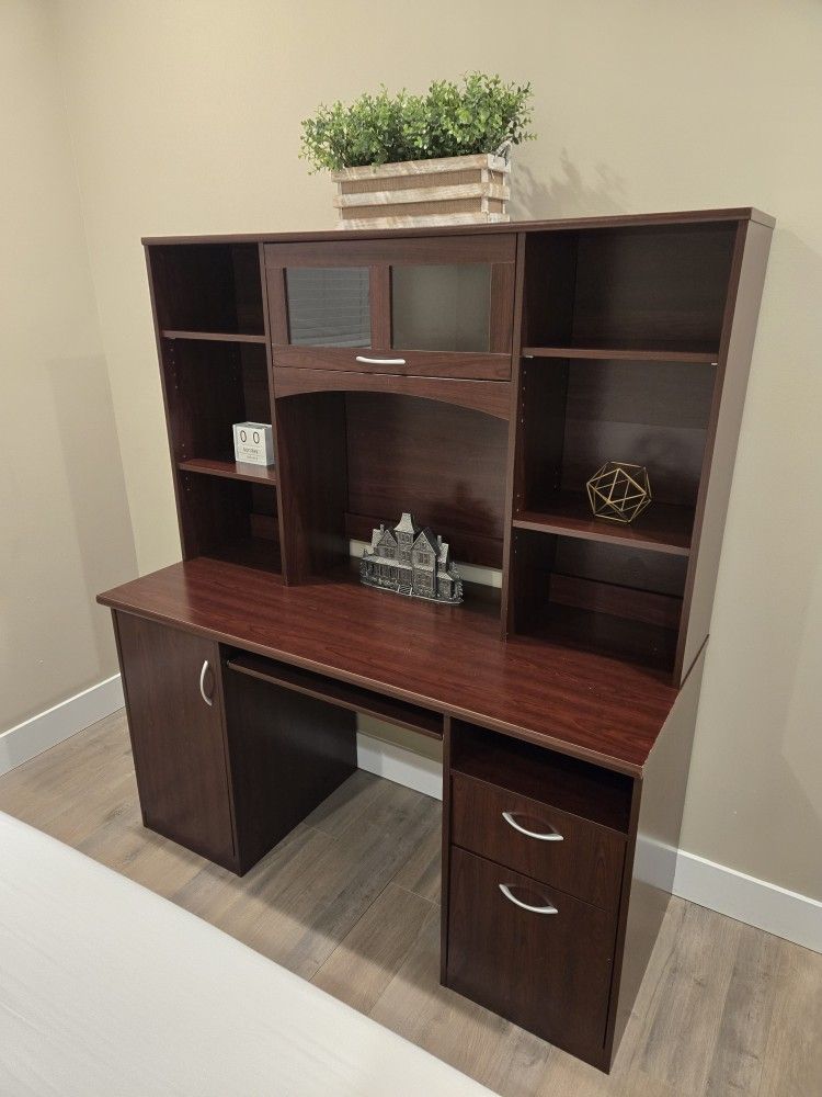 Office Desk With Hutch And Drawers