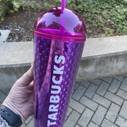 Starbucks summer 2024 Purple Bubble Holographic Dome Frap Cold Cup Tumbler  for Sale in Renton, WA - OfferUp