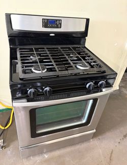 Whirlpool 30” Stainless Steel Gas Range – $450