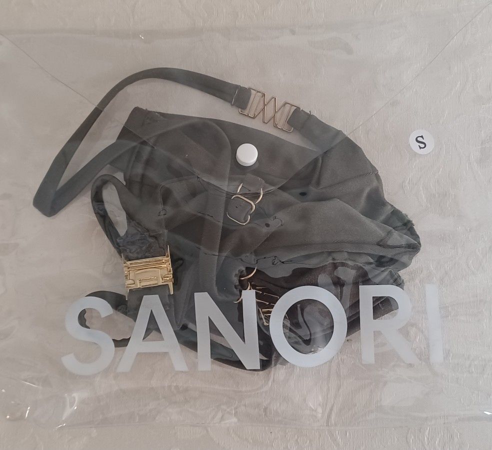 Sanori Nwt Deep Green Sao Paulo Bikini Top Small Nylon Blend